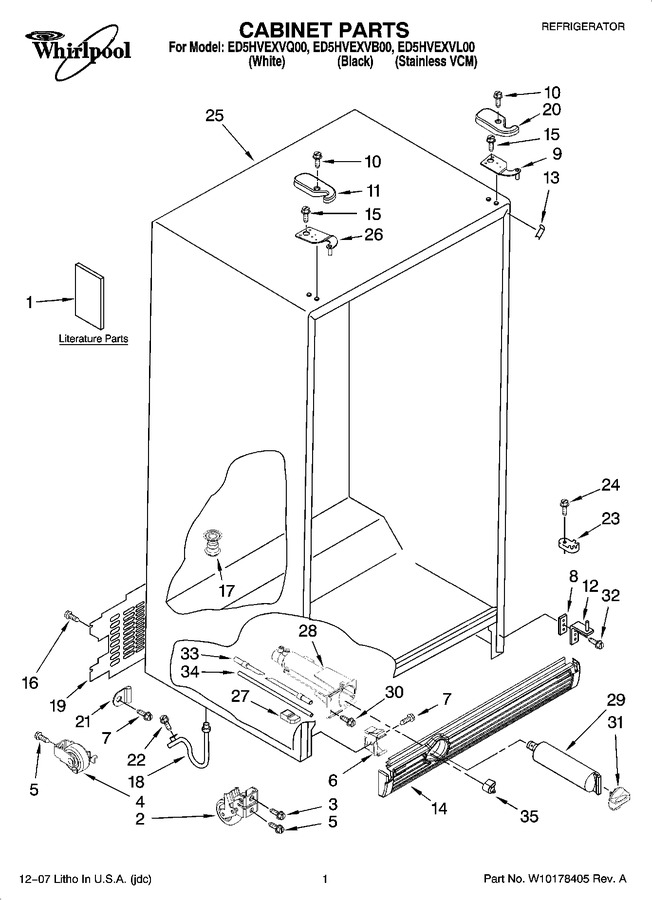 Diagram for ED5HVEXVB00