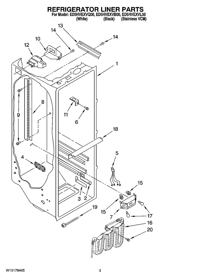 Diagram for ED5HVEXVB00