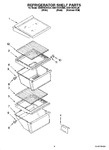 Diagram for 03 - Refrigerator Shelf Parts