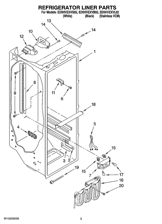 Diagram for ED5HVEXVL02
