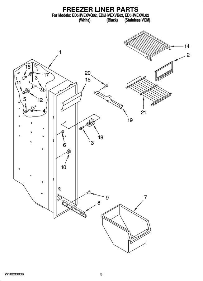 Diagram for ED5HVEXVL02