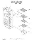 Diagram for 04 - Freezer Liner Parts