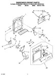 Diagram for 08 - Dispenser Front Parts
