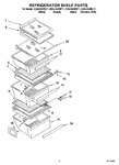 Diagram for 03 - Refrigerator Shelf Parts