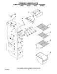 Diagram for 04 - Freezer Liner Parts