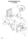 Diagram for 08 - Dispenser Front Parts