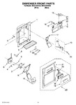 Diagram for 08 - Dispenser Front Parts