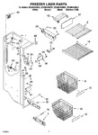 Diagram for 04 - Freezer Liner Parts