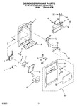 Diagram for 08 - Dispenser Front Parts