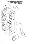 Diagram for 02 - Refrigerator Liner Parts