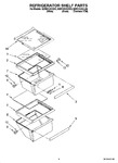 Diagram for 03 - Refrigerator Shelf Parts