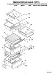 Diagram for 03 - Refrigerator Shelf Parts