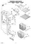Diagram for 04 - Freezer Liner Parts