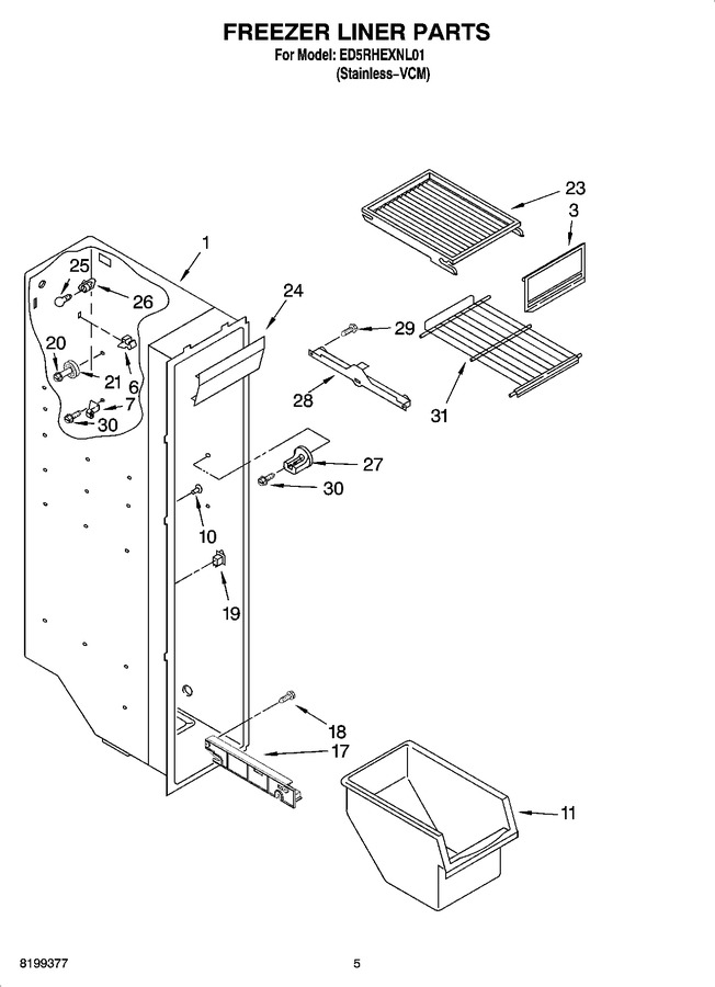 Diagram for ED5RHEXNL01