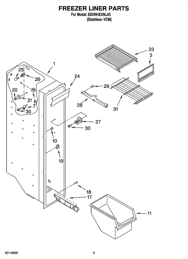 Diagram for ED5RHEXNL03