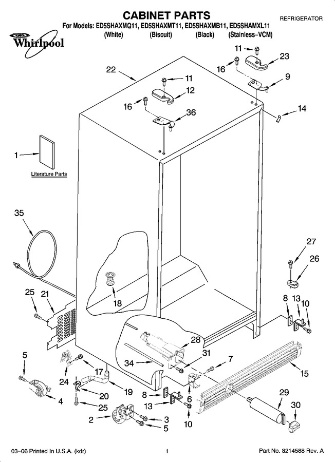 Diagram for ED5SHAMXL11