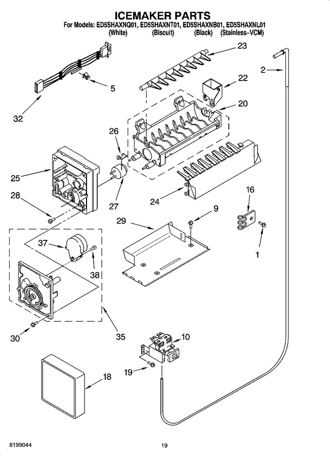 Diagram for ED5SHAXNB01