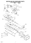Diagram for 05 - Motor And Ice Container Parts