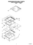 Diagram for 03 - Refrigerator Shelf Parts