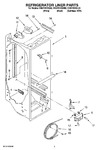 Diagram for 02 - Refrigerator Liner Parts
