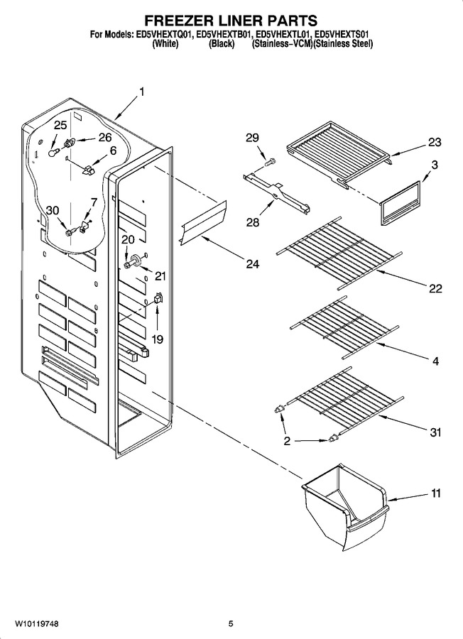 Diagram for ED5VHEXTL01