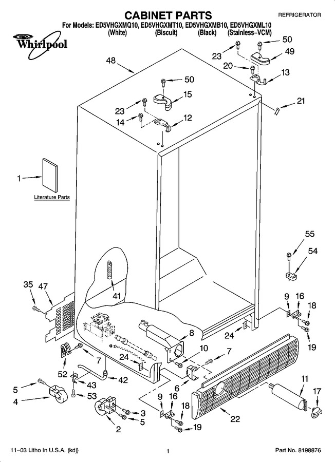 Diagram for ED5VHGXMB10