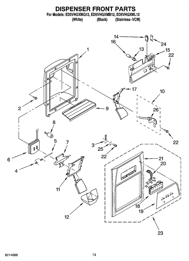 Diagram for ED5VHGXMB12
