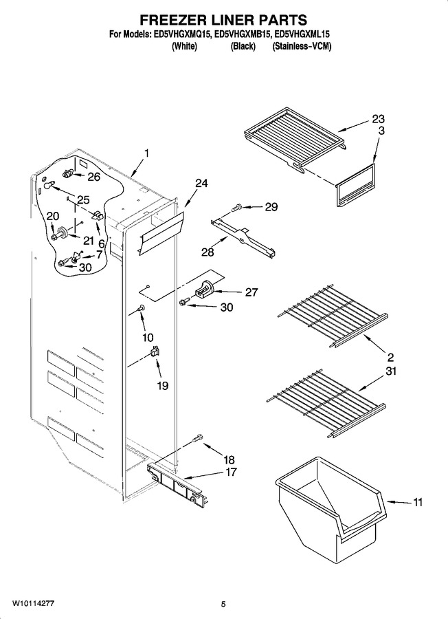 Diagram for ED5VHGXML15