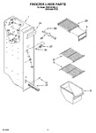 Diagram for 04 - Freezer Liner Parts