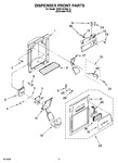 Diagram for 08 - Dispenser Front Parts