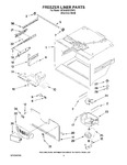 Diagram for 02 - Freezer Liner Parts