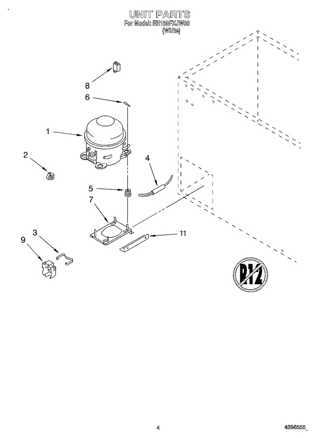 Diagram for EH150FXJW00