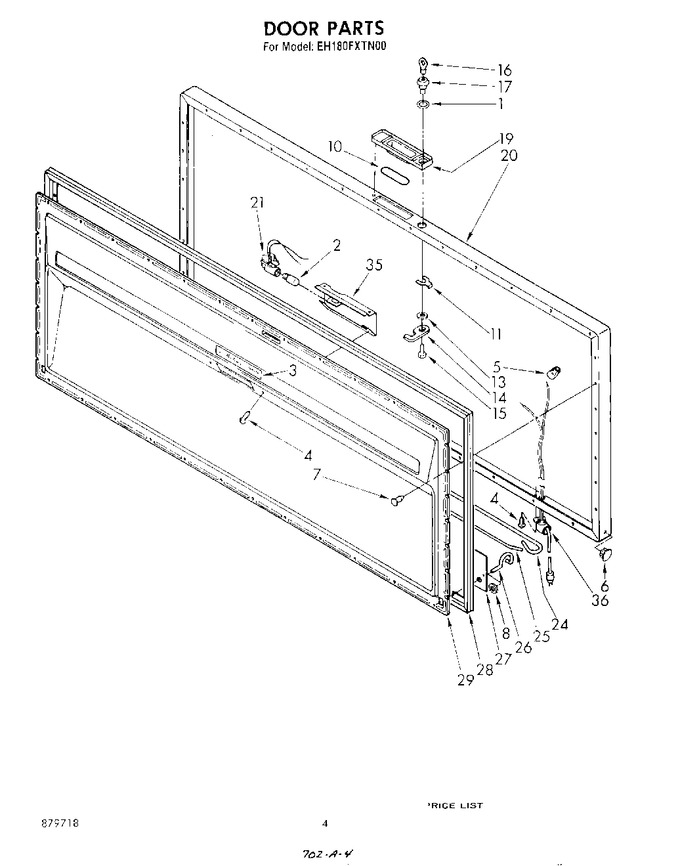 Diagram for EH180FXTN00