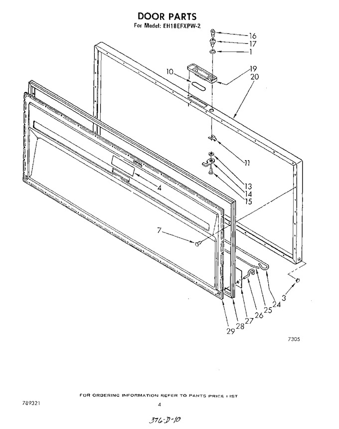 Diagram for EH18EFXPW2