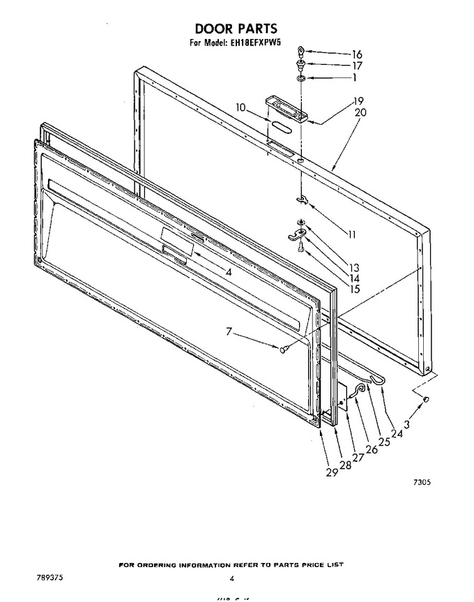 Diagram for EH18EFXPW5