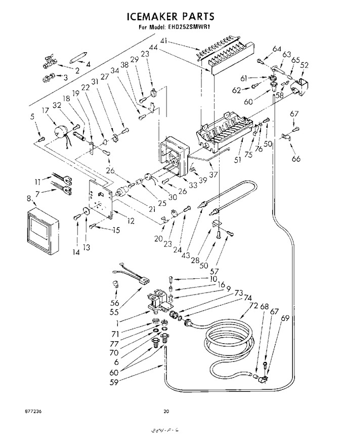 Diagram for EHD252SMWR1