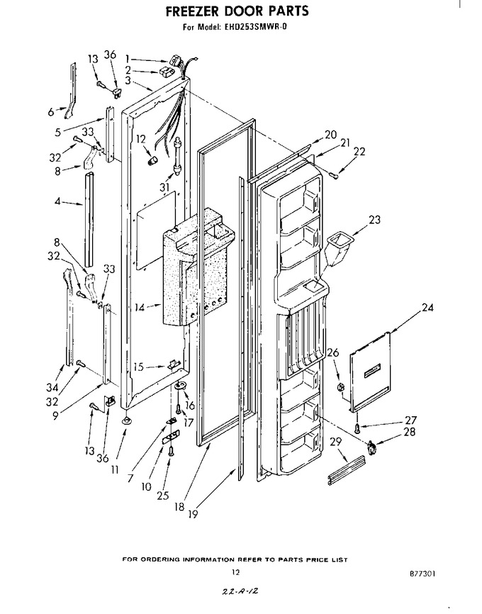 Diagram for EHD253SMWR0