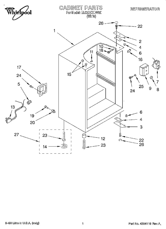 Diagram for EL03CCXDW00