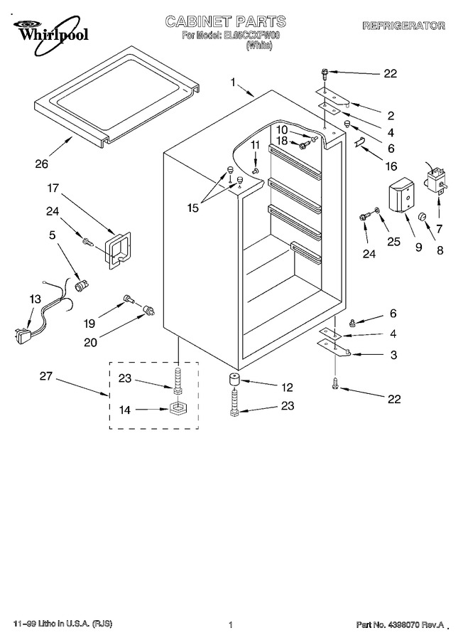 Diagram for EL05CCXFW00