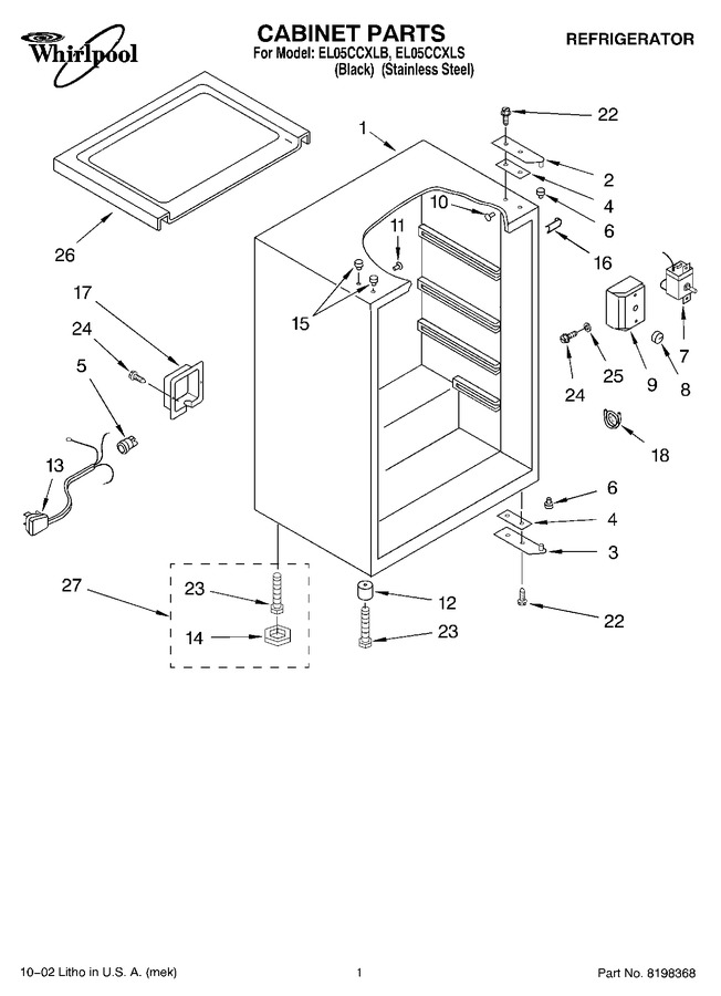 Diagram for EL05CCXLB