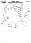 Diagram for 01 - Cabinet Parts