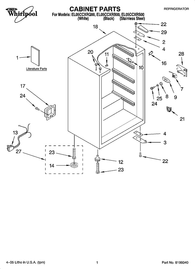 Diagram for EL05CCXRS00