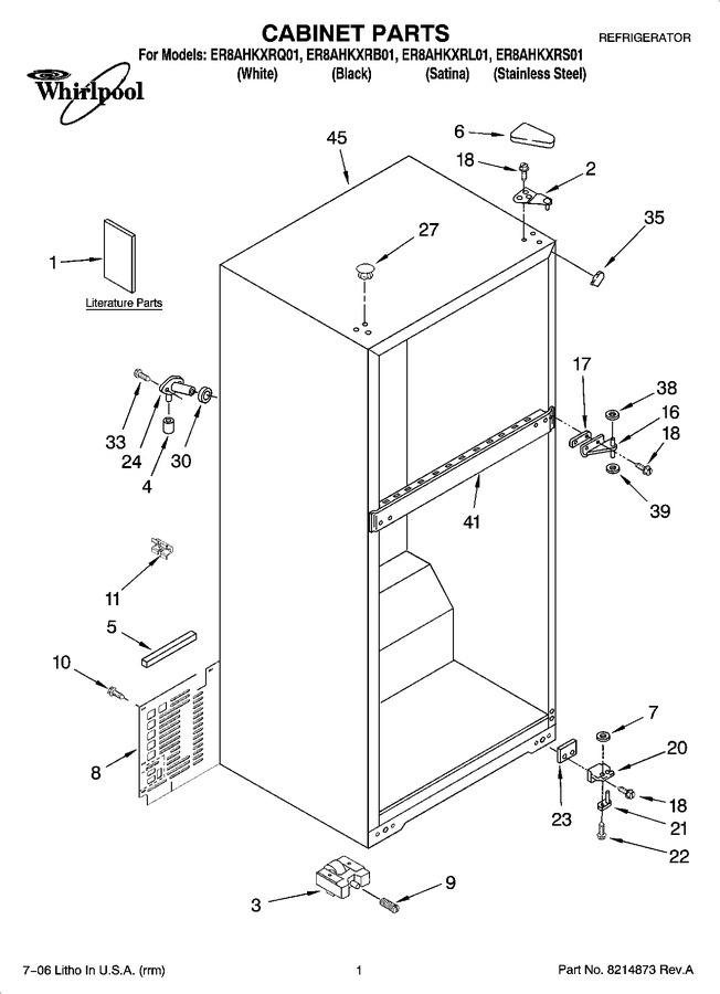 Diagram for ER8AHKXRL01