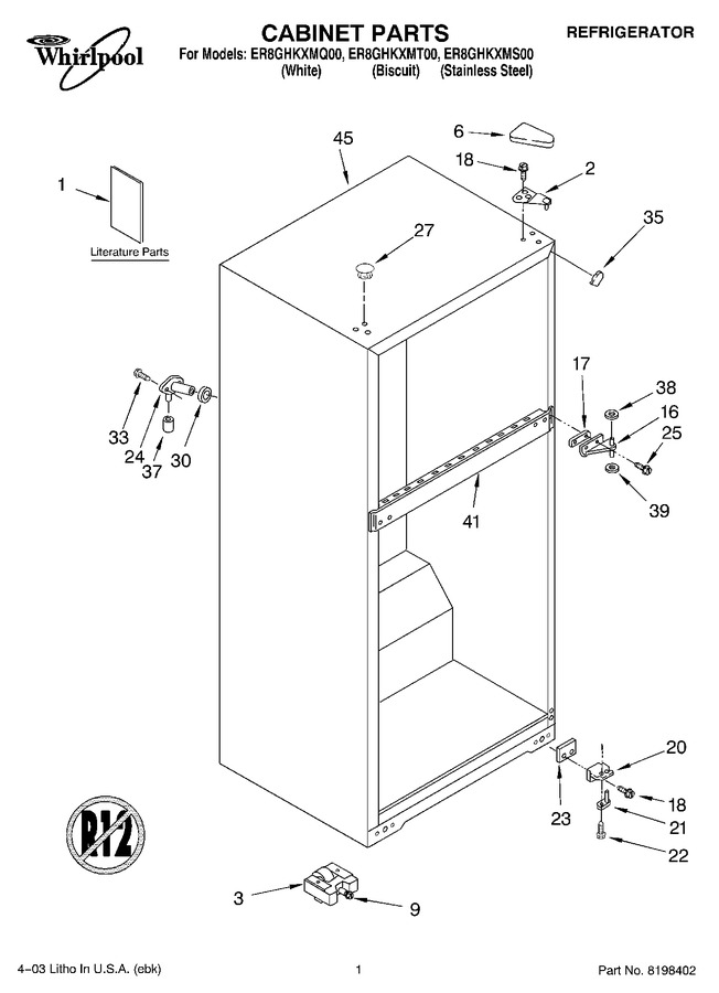 Diagram for ER8GHKXMS00