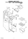 Diagram for 04 - Freezer Liner Parts