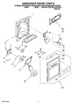Diagram for 08 - Dispenser Front Parts
