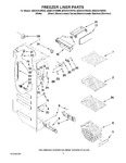 Diagram for 04 - Freezer Liner Parts