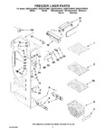 Diagram for 04 - Freezer Liner Parts