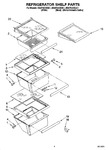 Diagram for 03 - Refrigerator Shelf Parts