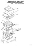 Diagram for 03 - Refrigerator Shelf Parts